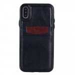 Wholesale iPhone XS / X Leather Style Credit Card Case (Black)